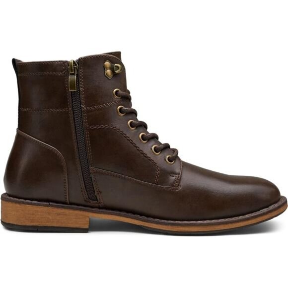 New Men\'s Waterproof Hiking Chukka Boot Durable Stylish Comfortable Coffee Brown